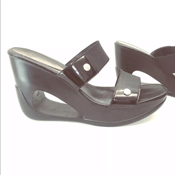 calvin klein platform sandals